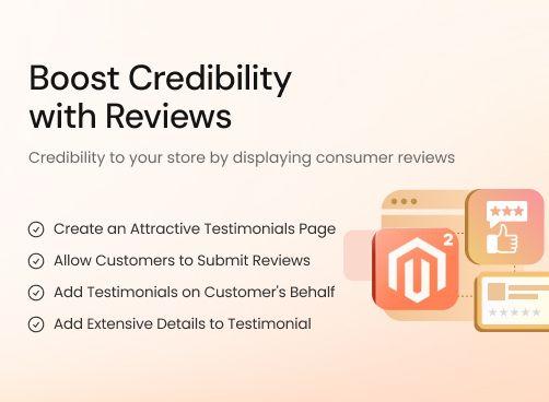 Customer Reviews & Testimonials magento 2
