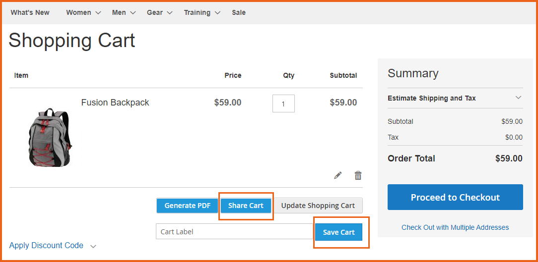 save-and-share-cart-in-magento-2