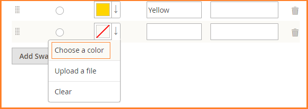 add color swatches to products in magento 2